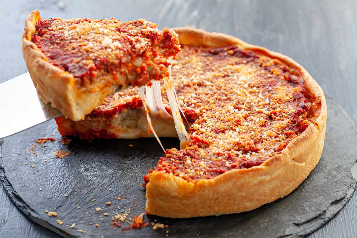 Chicago-Style Deep-Dish Pizza