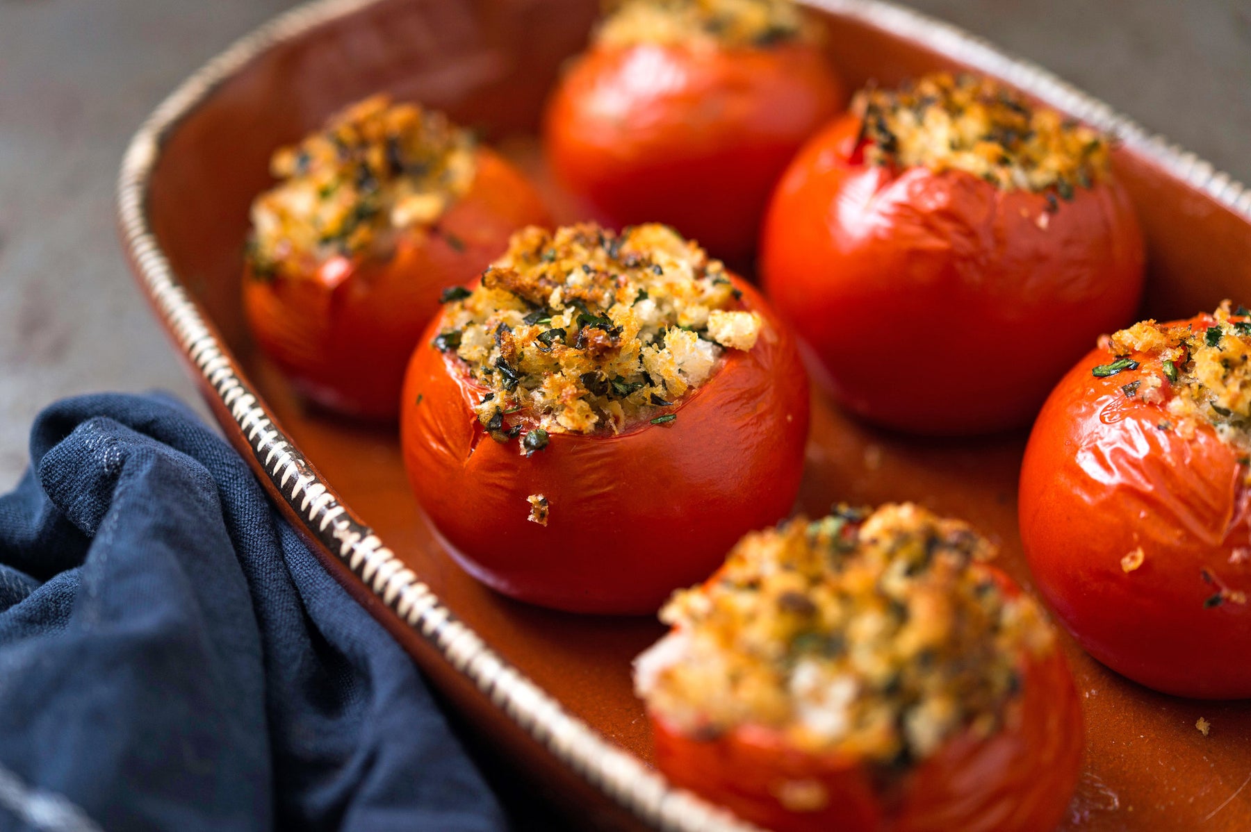 Grilled Stuffed Tomatoes