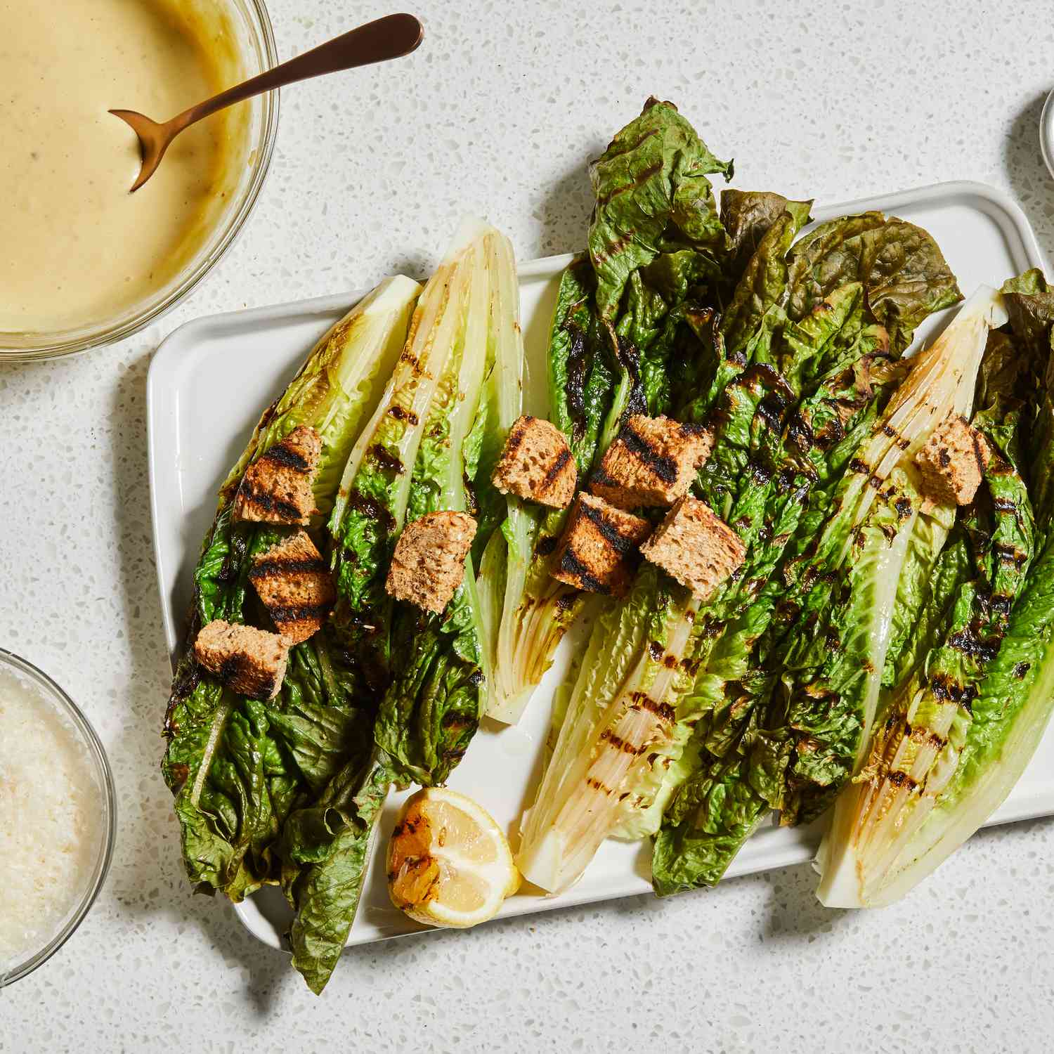 Grilled Caesar Salad