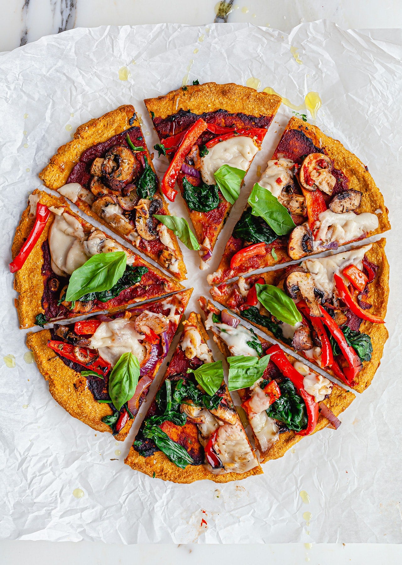 Sweet Potato Crust Pizza