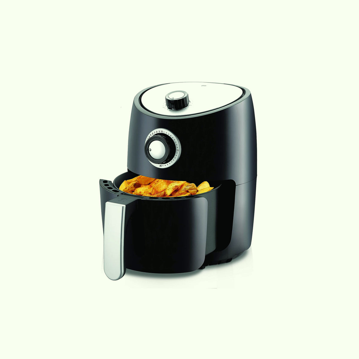 NutriChef Oven 2 Quart-1000w Power Oilless Dry Machine Large Capacity  Family Size Air Fryer Removable Deep Non-Stick Teflon Fry Basket, Roasting  Plate