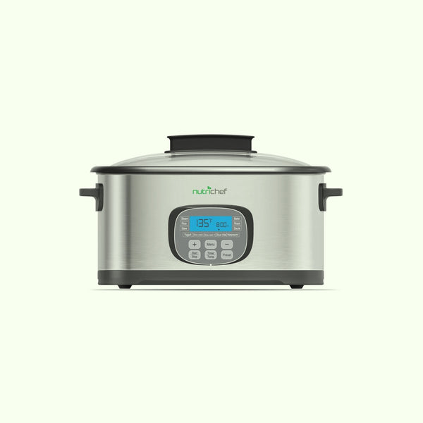 Nutrichef 1800W Dual Induction Adjustable Double Countertop Cooktop Burner