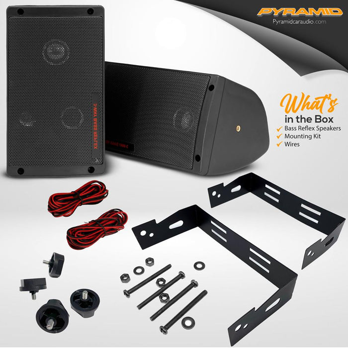 300 Watts 3-Way Mini Box Speaker System 11