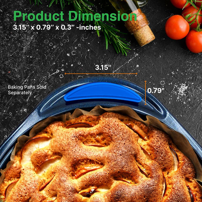 Blue Silicone Handles