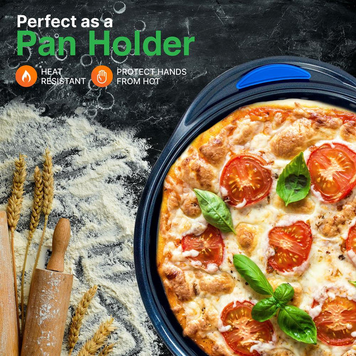 Blue Silicone Handles