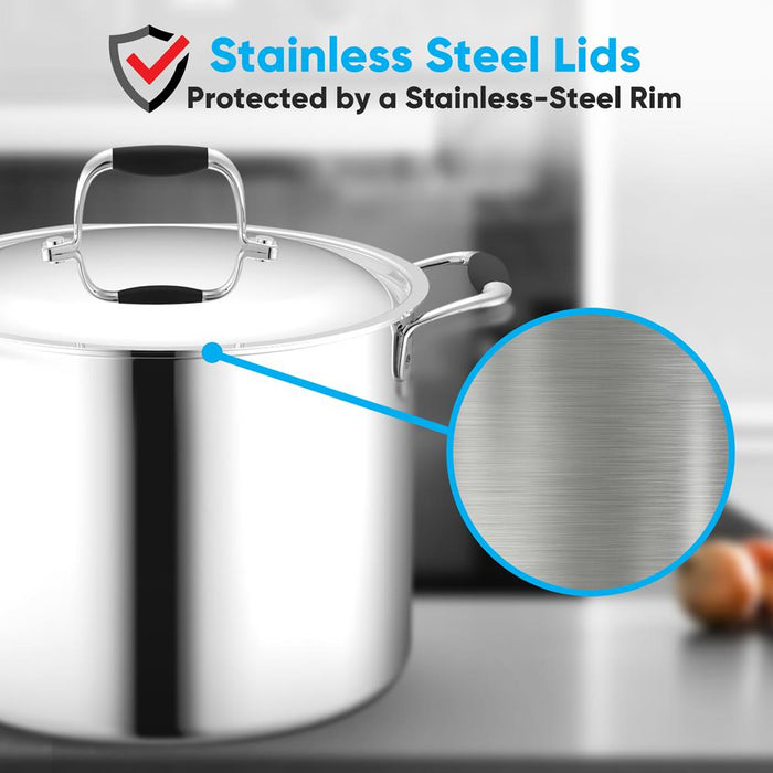 Lid For 3 Quart Dutch Oven - Stainless Steel Lids, Works With Model Number: Ncsss12