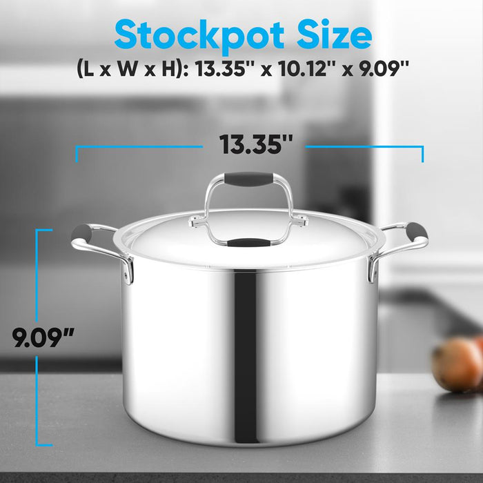 Stockpot With Lid - Stainless Steel, Works With Model Number: Ncsss12