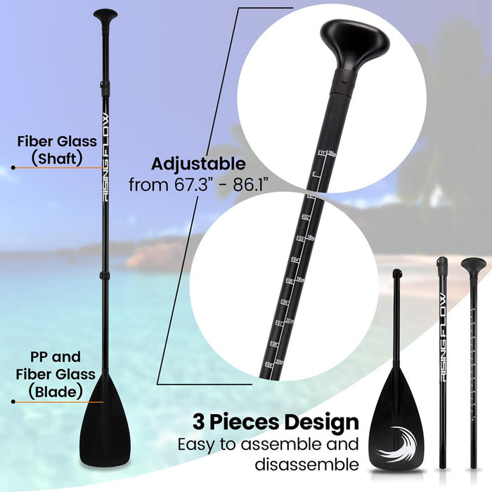 Sup Stand Up Paddle-Board Adjustable Paddle (Used For Serenelife Model: Slsupb754)