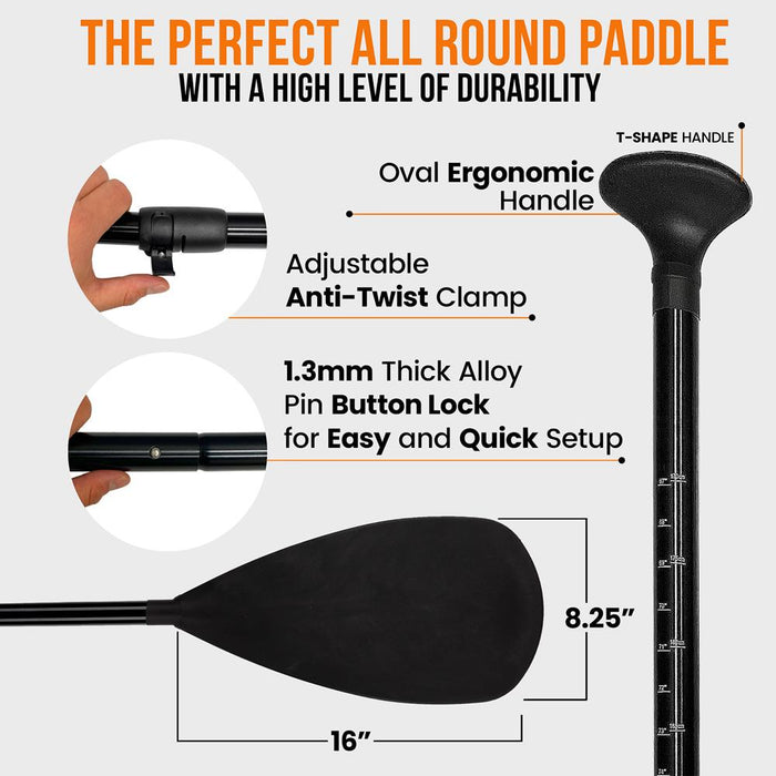 Sup Stand Up Paddle-Board Adjustable Paddle (Used For Serenelife Model: Slsupb872)