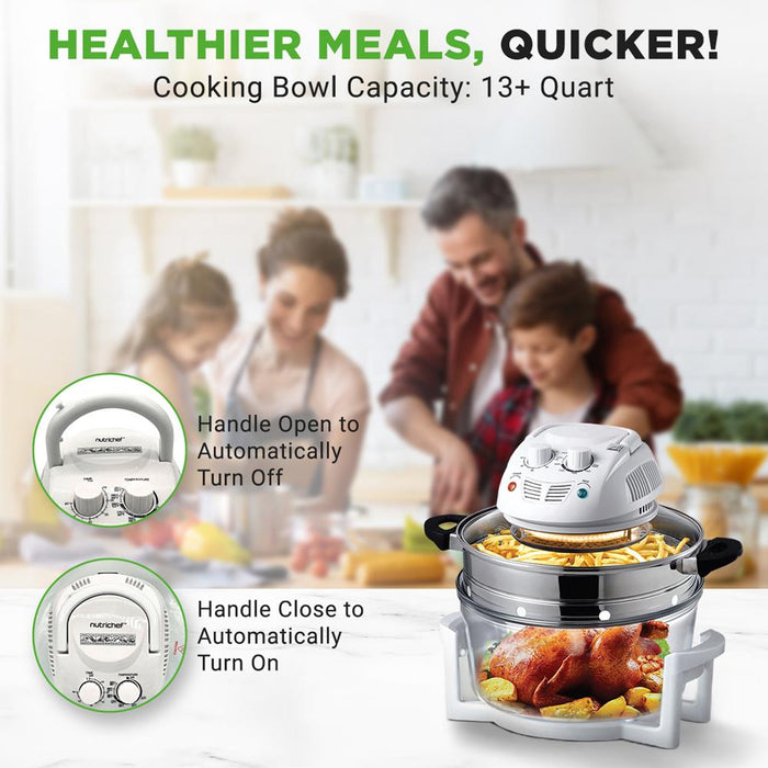 Halogen Oven Air-Fryer / Infrared Convection Cooker, Healthy Kitchen Countertop Cooking
