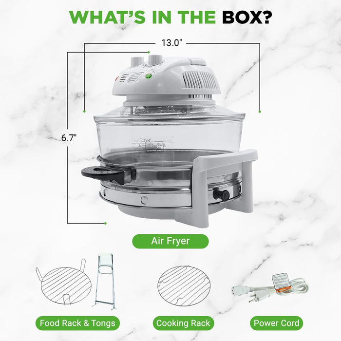 Halogen Oven Air-Fryer / Infrared Convection Cooker, Healthy Kitchen Countertop Cooking