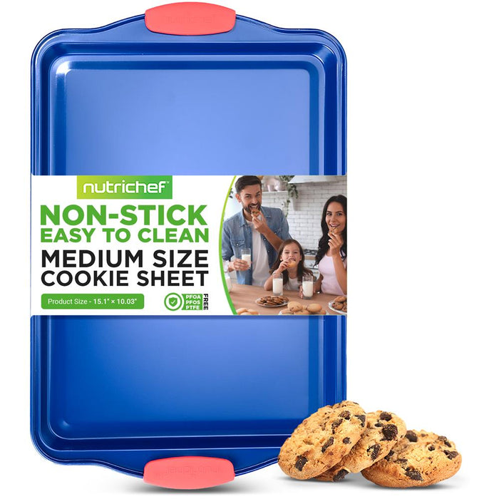 Medium Cookie Sheet -Commercial Grade Restaurant Quality Metal Bakeware, Compatible With Models: Ncsbsbl10, Ncsbsbl3 (Blue)