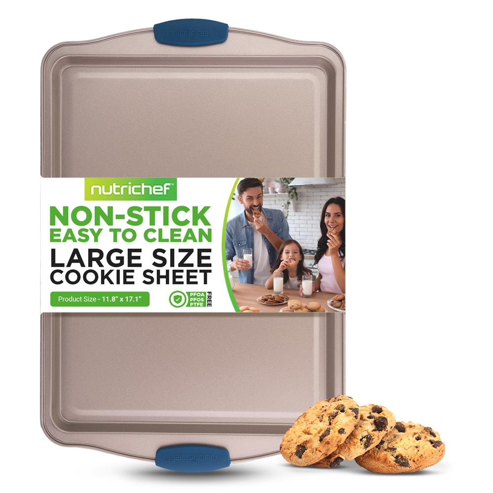 Non Stick Large Baking Sheet Size Large Cookie Sheet Kitchen