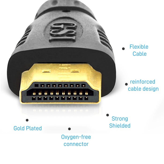 3 Ft. High Definition Hdmi Cable, Gold