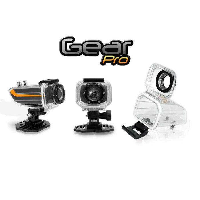 Gear Pro Ryder Action Camera, Hi-Resolution Fully Hd, 16 Megapixel Images, 1080P Video, Fold-Out 1.5'' Lcd Display