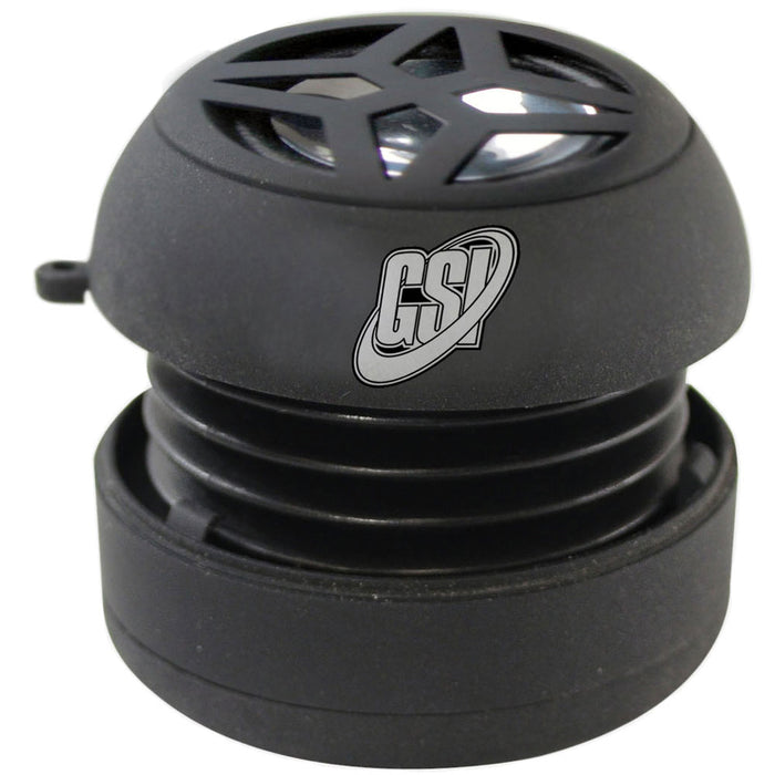 Bass Expanding Rechargeable Mini Speakers For Ipod/Iphone/Mp3 (Black)