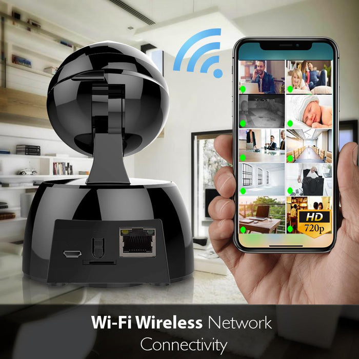 Ip Camera Wifi Cam  - Hd Network Camera With Remote App Control, 720P