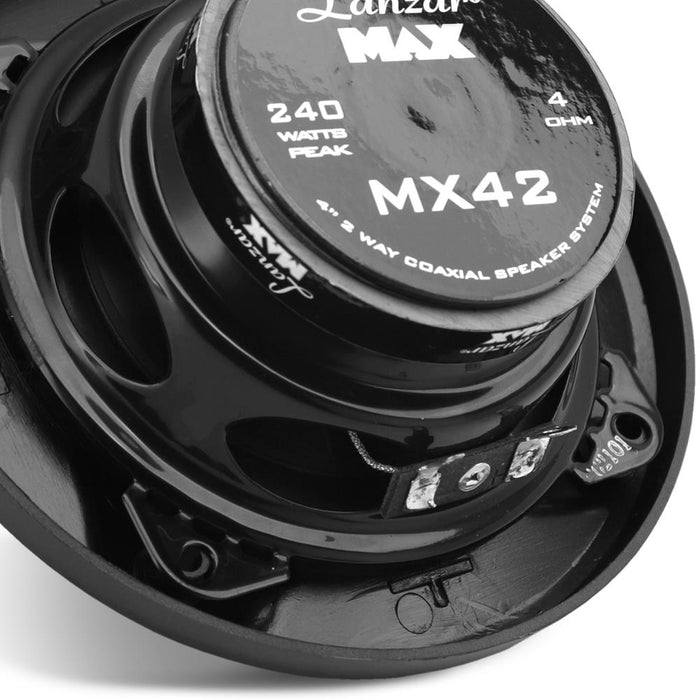 4" 120 Watt 2-Way Coaxial Speakers