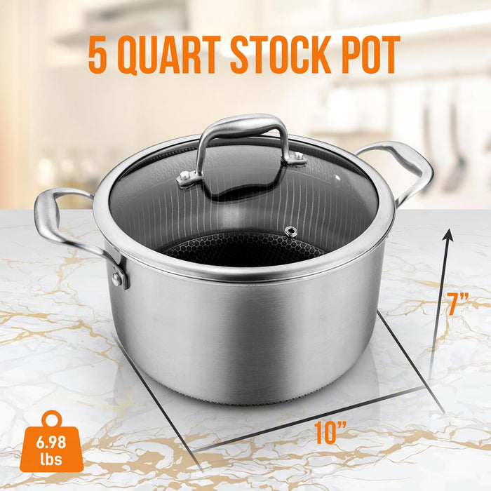 Stainless Steel Stew Pot With Lid