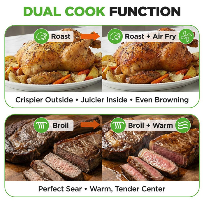 Digital Air Fryer Toaster Oven Combo, 32 Qt