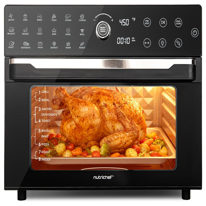Digital Air Fryer Toaster Oven Combo, 32 Qt