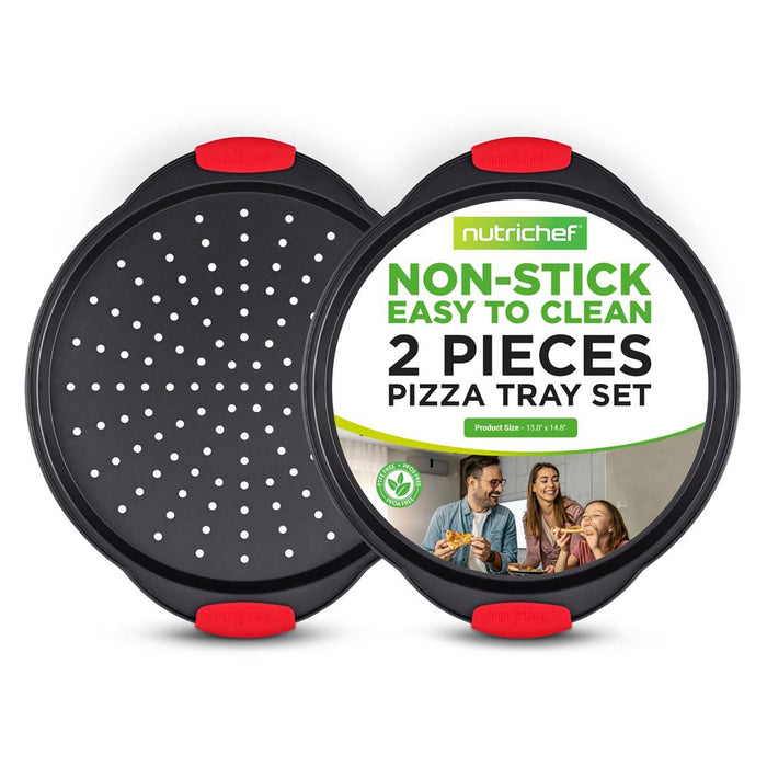 Nonstick Pizza Tray With Handle