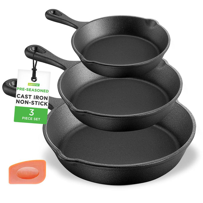 Cast Iron Skillet Pan Set