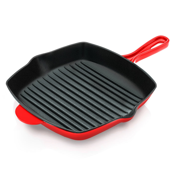 Cast Iron Square Skillet Grill Pan