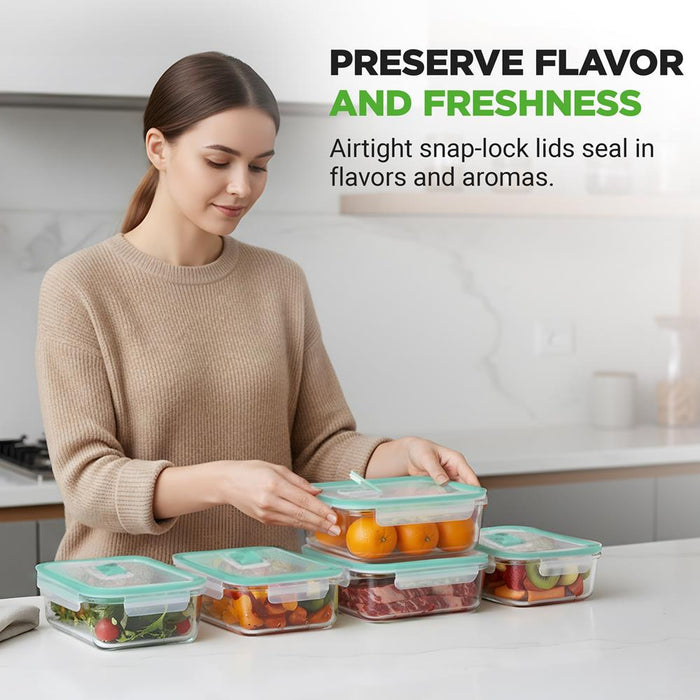 High Borosilicate Glass Food Container