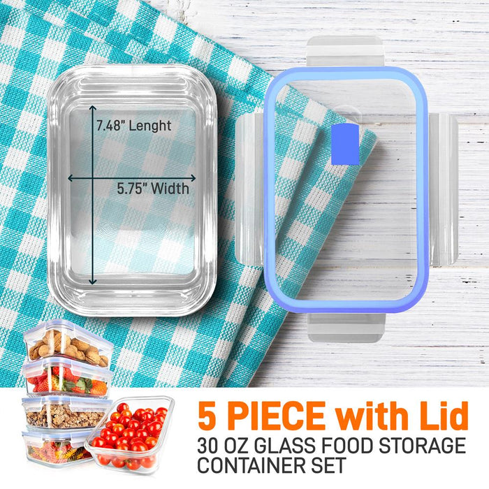 High Borosilicate Glass Food Container