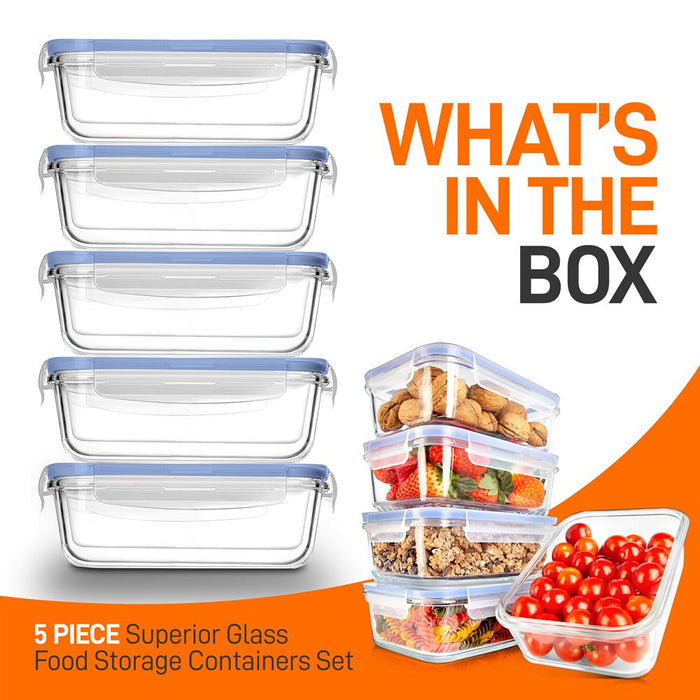 High Borosilicate Glass Food Container