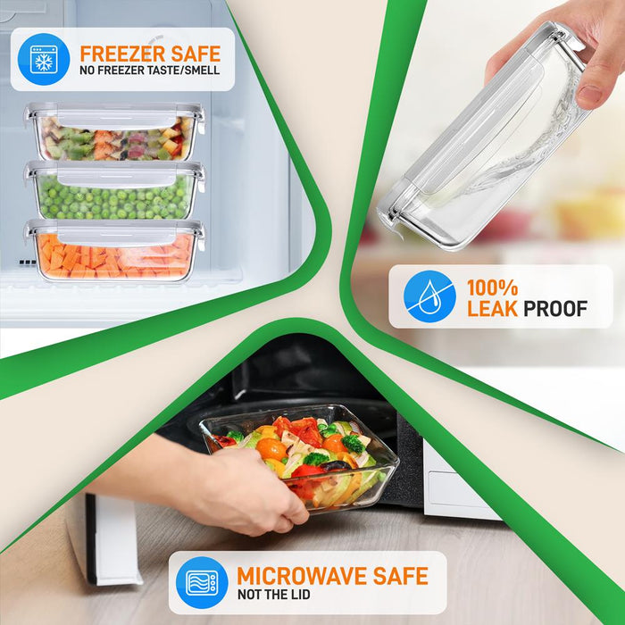 High Borosilicate Glass Food Container