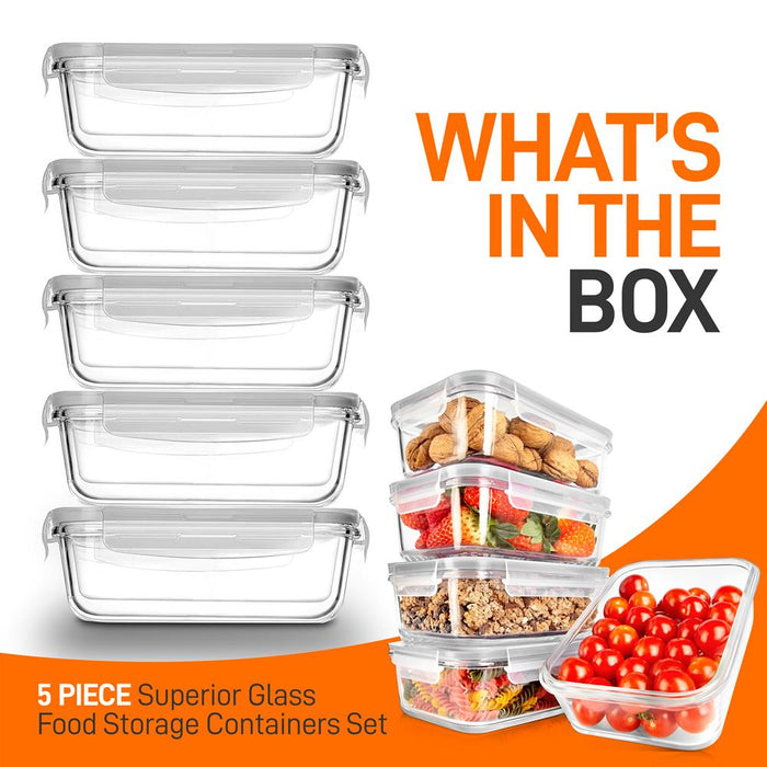 High Borosilicate Glass Food Container