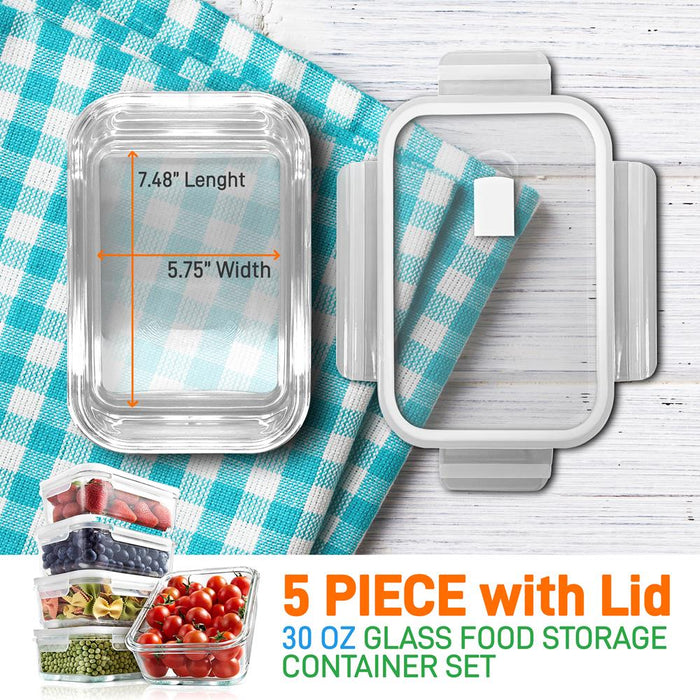 High Borosilicate Glass Food Container