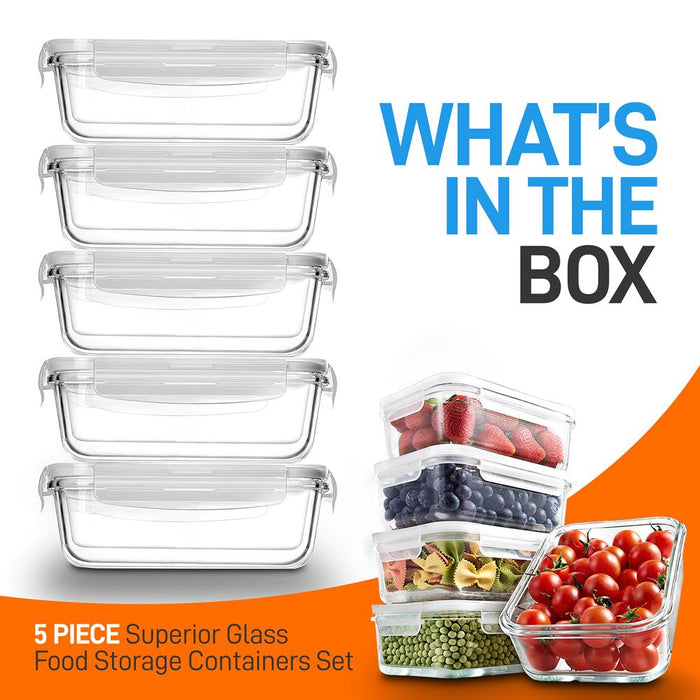 High Borosilicate Glass Food Container