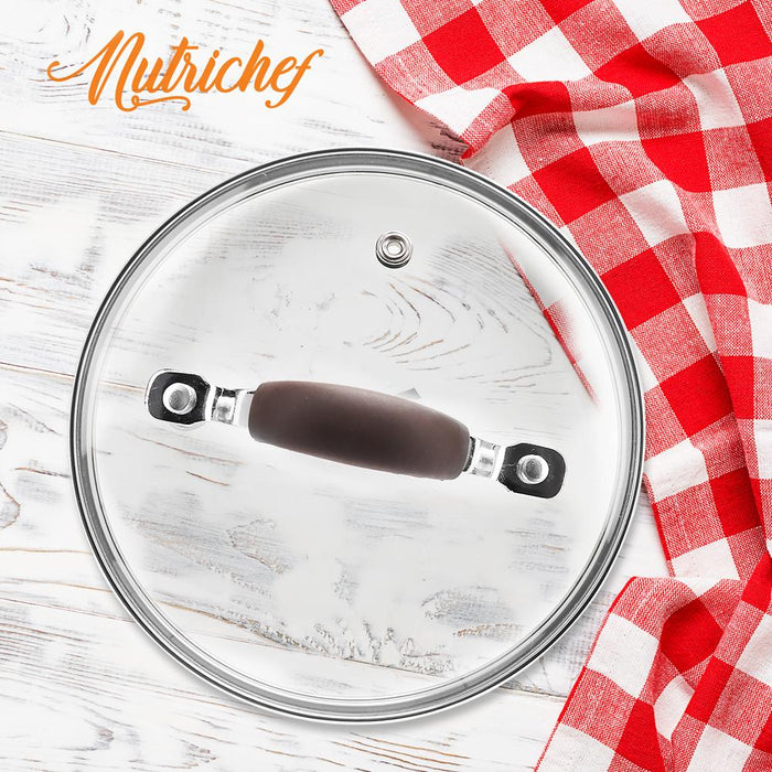 Cooking Pot Lid - See-Through Tempered Glass Lids, 1.5 Quart (Works With Models: Nccw14Sbr & Nccw20Sbr)