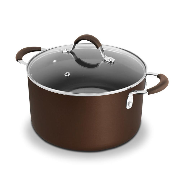 Dutch Oven Pot With Lid - Non-Stick High-Qualified Kitchen Cookware With See-Through Tempered Glass Lids, 5 Quart (Works With Models: Nccw14Sbr & Nccw20Sbr)