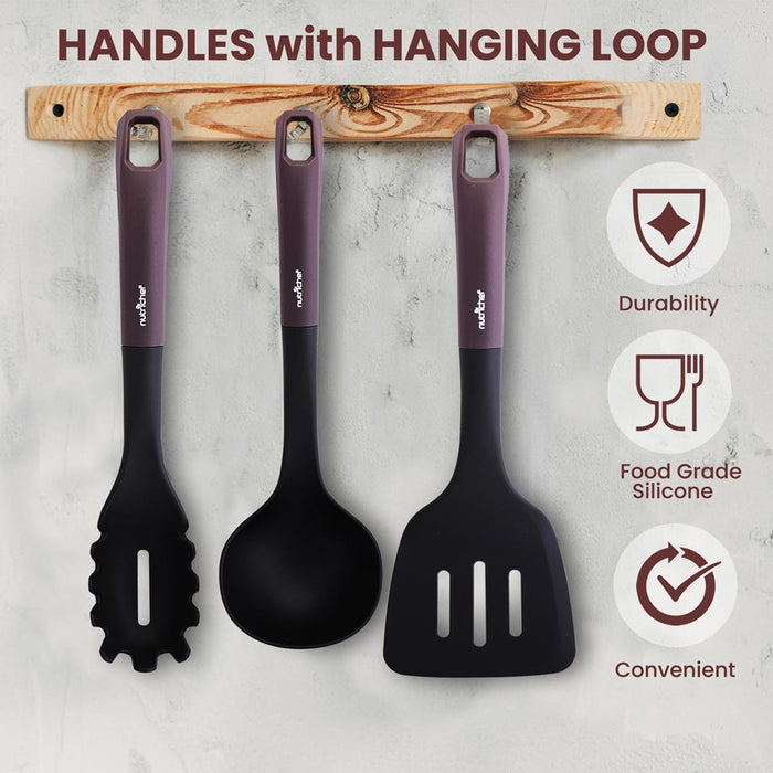 Kitchen Cooking Utensils Set - Includes Soup Ladle, Pasta Fork, And Spatula, Works With Models: Nccw14Sbr & Nccw20Sbr