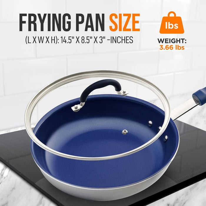 Non-Stick Fry Pan With Lid