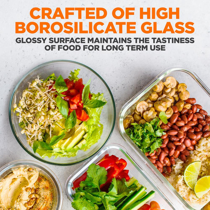 High Borosilicate Glass Food Container