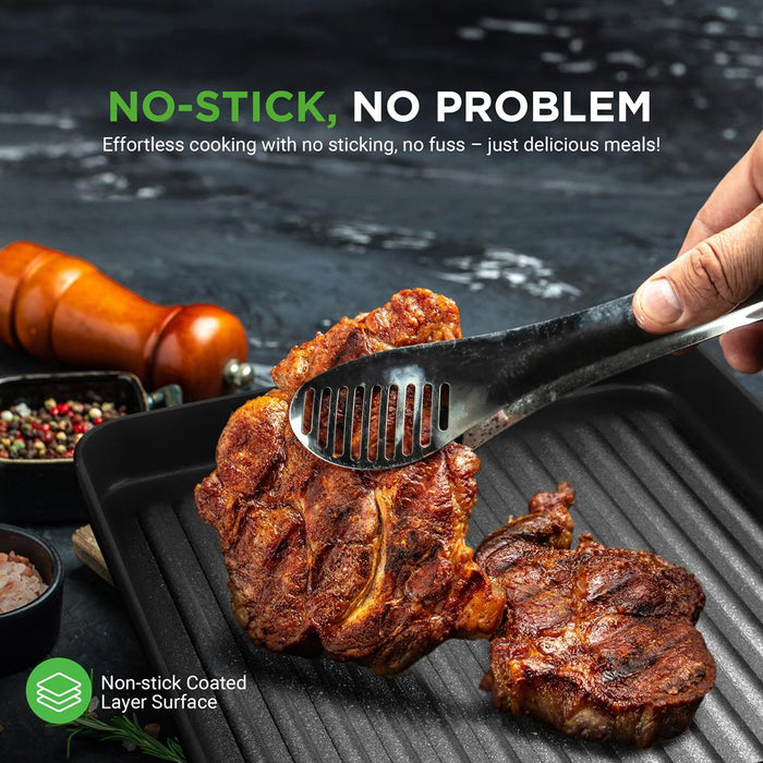 Hard-Anodized Nonstick Grill & Griddle