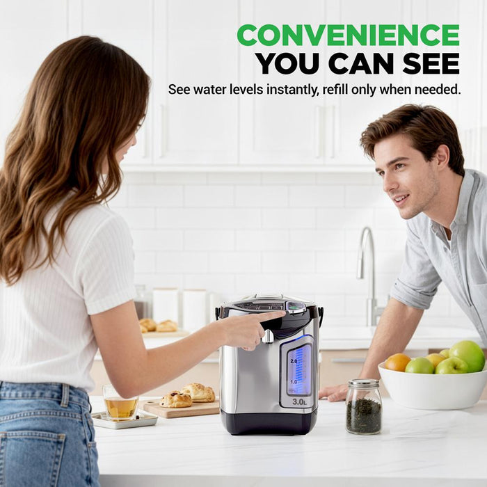 Electric Water Boiler 3L Instant Heat Stainless Steel