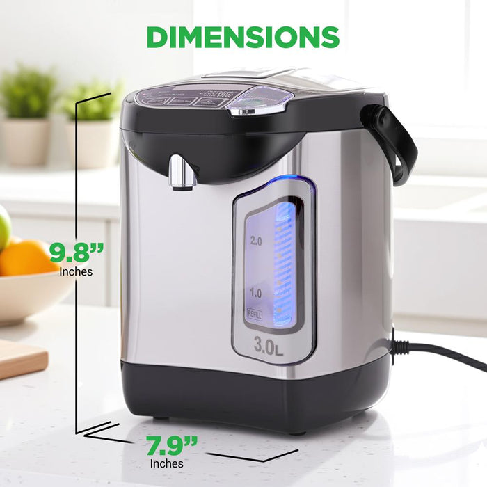 Electric Water Boiler 3L Instant Heat Stainless Steel