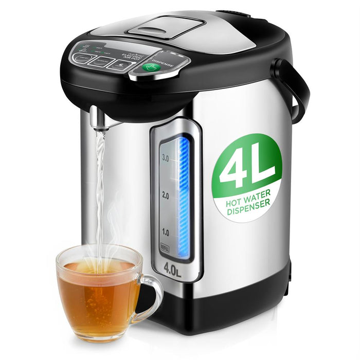 Electric Water Boiler - Instant Heating, 4L Stainless Steel, Auto Shut Off
