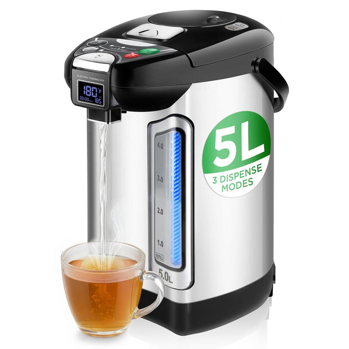 5L Digital Hot Water Dispenser - Instant Water Boiler / Water Heater, Auto Dispense Safety Lock, (5.283Quarts)