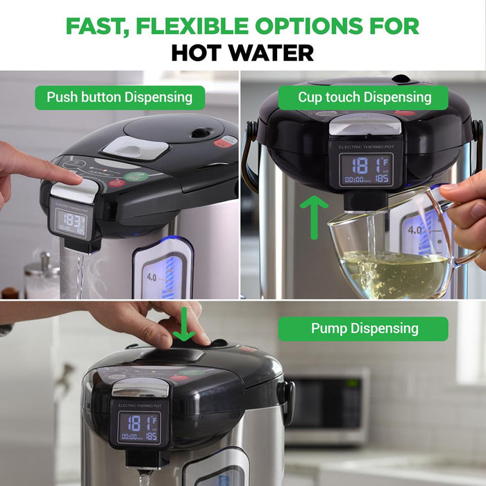 5L Digital Hot Water Dispenser - Instant Water Boiler / Water Heater, Auto Dispense Safety Lock, (5.283Quarts)
