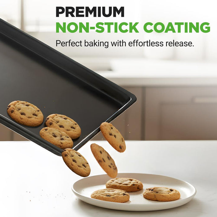 Nonstick XL Baking Pan 22"x16" Carbon Steel Dishwasher Safe