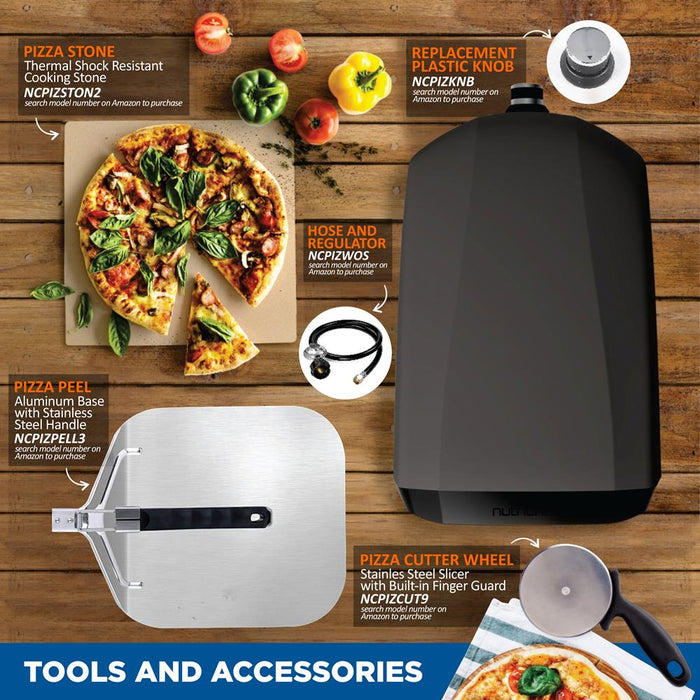 Portable Outdoor Pizza Oven - Gas Fired, Fire & Stone Outdoor Pizza Oven