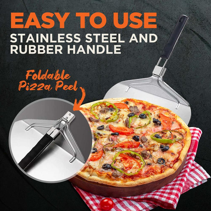 Pizza Peel For Oven And Grill -  Durable And Safe Aluminum Base With Stainless Steel Handle (Compatible With Nutrichef Model Number: Ncpizovn)