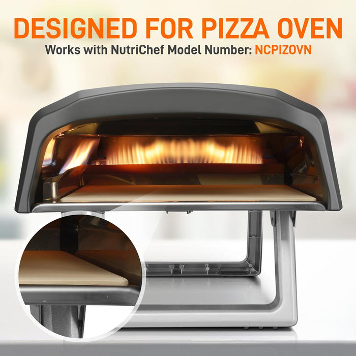 Pizza Stone For Oven And Grill - Durable And Safe Baking Stone For Grill, Thermal Shock Resistant Cooking Stone (Compatible With Nutrichef Model Number: Ncpizovn)